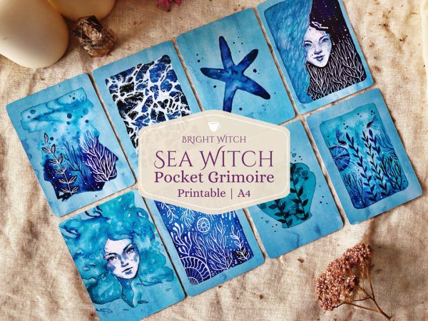 Sea Witch printable pocket grimoire
