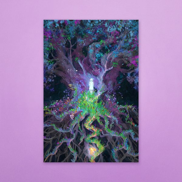 Ghost Lights printable poster. 16 by 24 inches.
